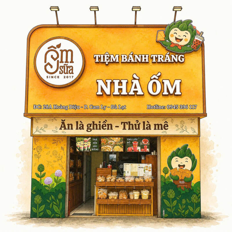 Tiệm Bánh Tráng Nhà Ốm — Hoàng Diệu